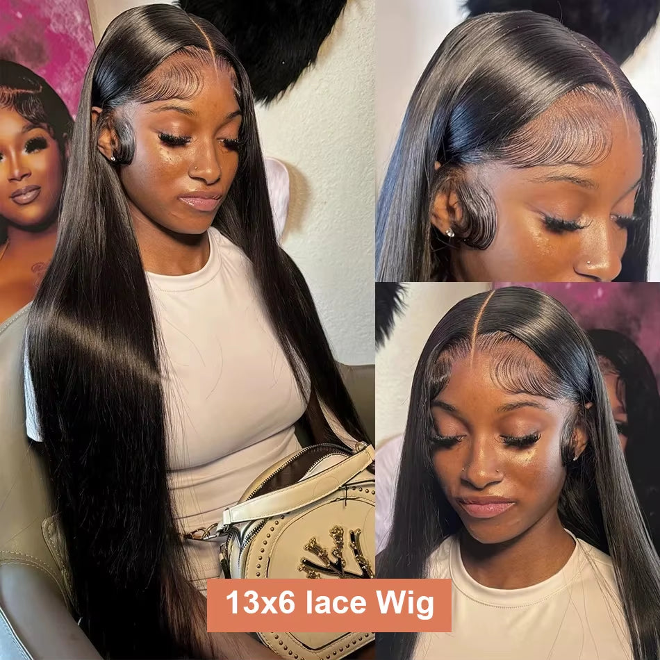 The "Sleek & Go" Glueless Bone Straight Wig | 13x6 HD Lace (Pre-Cut & Ready to Wear)