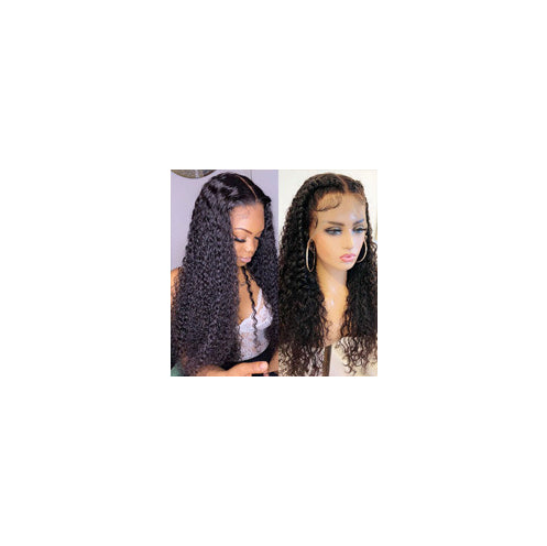 Glueless Kinky Curly HD Lace Frontal Wig – 100% Brazilian Human Hair | Luxury Glow Collection