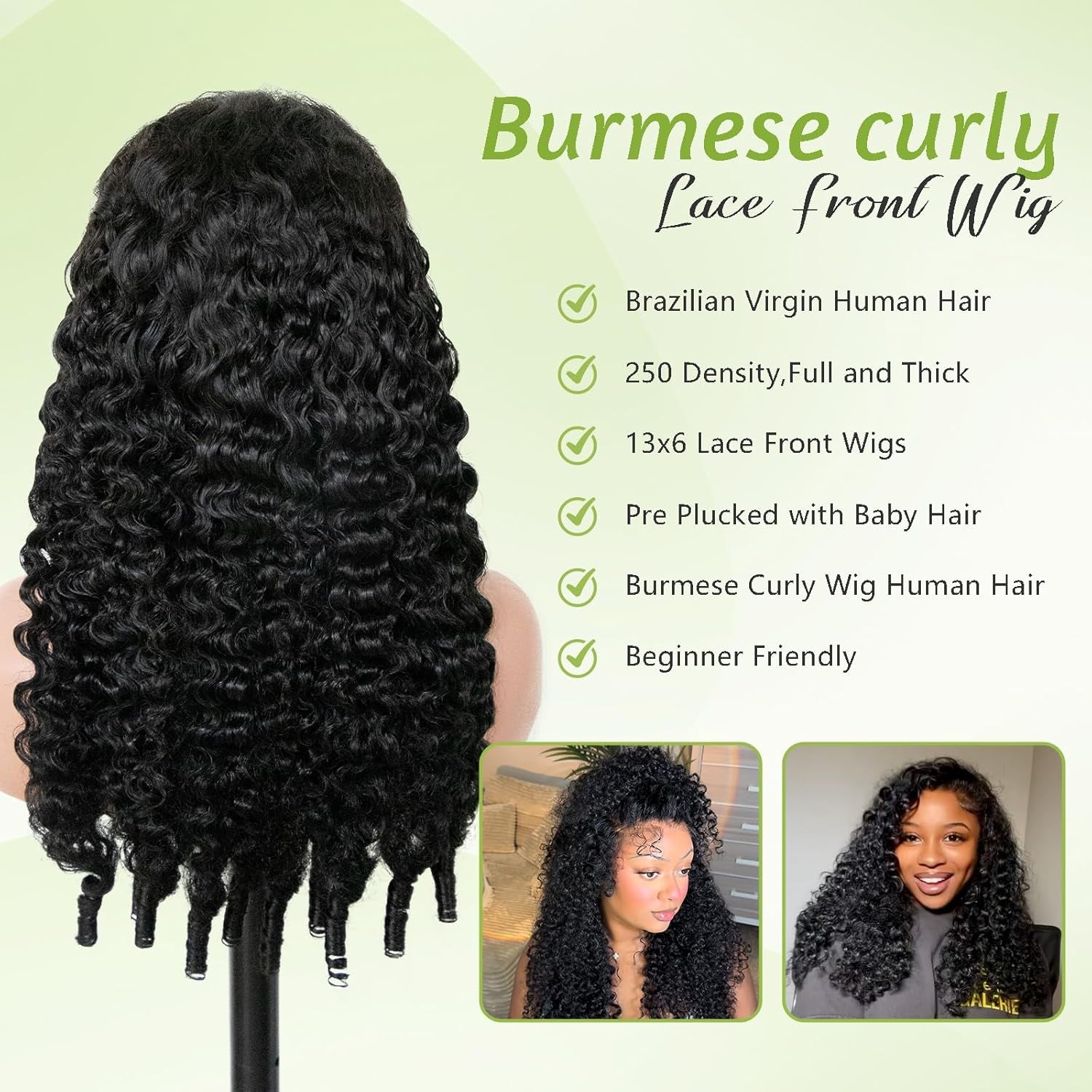 The "Exotic Burmese" Deep Curly Wig | 13x6 HD Lace Frontal (250% High Density)
