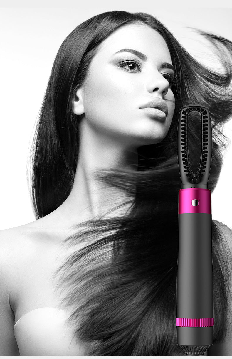 5-in-1 Professional Air Styler & Hair Dryer – High-Speed Ionic Blow Dryer Brush with Auto-Wrap Curlers | Holiday Glow Collection