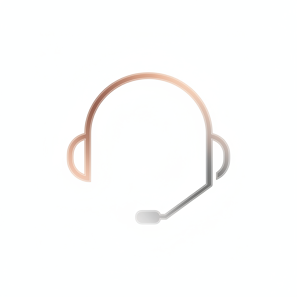 customer service icon on white background